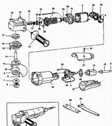 Black & Decker 5417 SANDER/GRINDER spare parts