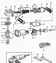 Black & Decker P5416 SANDER/GRINDER spare parts