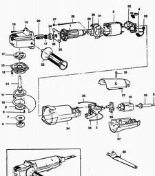 Black & Decker 5413 SANDER/GRINDER spare parts