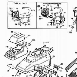 Black & Decker GR450 ROTARY MOWER spare parts