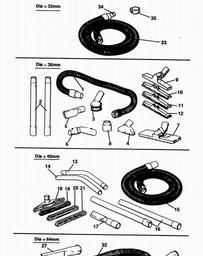 Black & Decker VC7 VACUUM EXTRACTOR spare parts