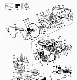 Black & Decker SR700 MITRE SAW spare parts
