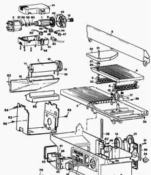 Black & Decker DN840 BENCH PLANER spare parts