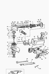 Black & Decker P5906 ANGLE GRINDER spare parts