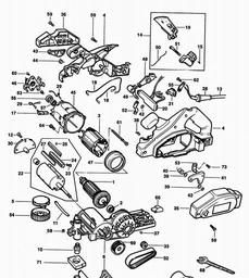 Black & Decker BD735E PLANER spare parts