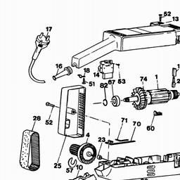 Black & Decker SR500E SANDER spare parts