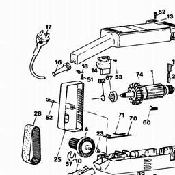 Black & Decker P6103 BELT SANDER spare parts