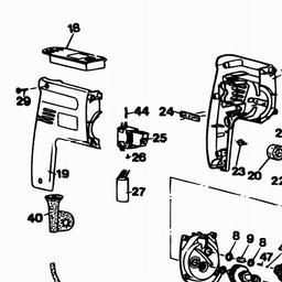 Black & Decker D220 HAMMER DRILL spare parts