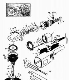 Black & Decker 6140 POLISHER spare parts