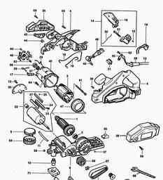 Black & Decker BD725 PLANER spare parts