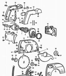 Black & Decker BD846C CIRC. SAW spare parts