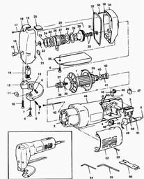 Black & Decker P8402 SHEAR spare parts