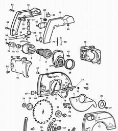 Black & Decker PL40C CIRC. SAW spare parts