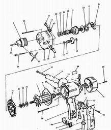 Black & Decker H68R DRILL spare parts