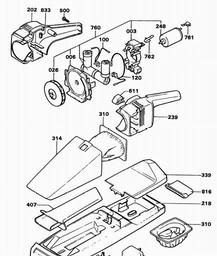 Black & Decker 938 DUSTBUSTER spare parts