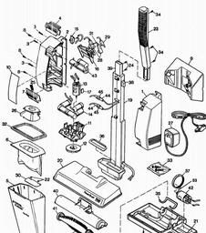 Black & Decker H650 DUSTBUSTER spare parts