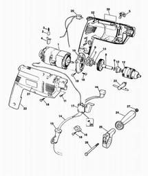 Black & Decker D162 DRILL spare parts