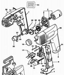 Black & Decker SC450 SCREWDRIVER spare parts