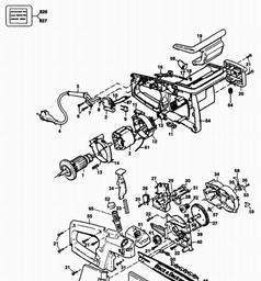 Black & Decker GK300 CHAINSAW spare parts