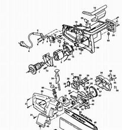 Black & Decker CS30 CHAINSAW spare parts