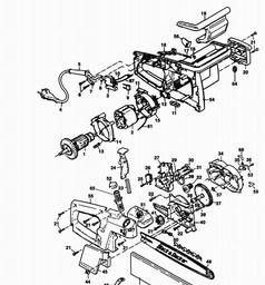 Black & Decker CS35 CHAINSAW spare parts