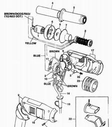 Black & Decker BD1666 HEATGUN spare parts