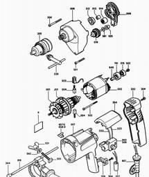 Black & Decker P1173 DRILL spare parts