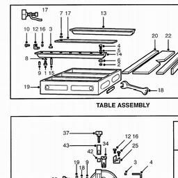 DeWalt DW125-----B spare parts
