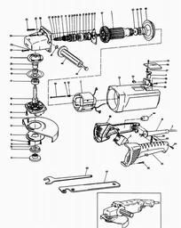 Black & Decker P5902 ANGLE GRINDER spare parts