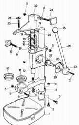 Black & Decker P9101 DRILL STAND spare parts