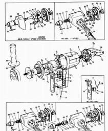 Black & Decker DRILLS----B DRILL spare parts