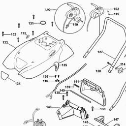 Black & Decker GF1234 ROTARY MOWER spare parts