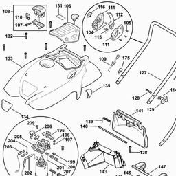 Black & Decker GFC1234 CORDLESS MOWER spare parts