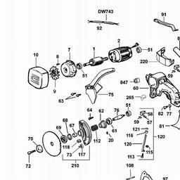 DeWalt DW742 spare parts