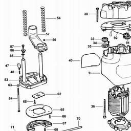 Black & Decker KW850E ROUTER ATTACH spare parts