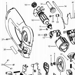 Black & Decker KS990EK JIGSAW spare parts