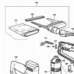 Black & Decker KA190 RANDOM ORBIT SANDER spare parts