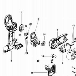 Black & Decker HP9012 CORDLESS SCREWDRIVER spare parts