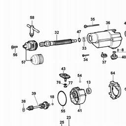 DeWalt DW500 spare parts