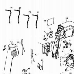 DeWalt DW217 spare parts