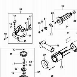Black & Decker KG1200 ANGLE GRINDER spare parts