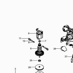 Black & Decker KA274EK(L) ORBITAL SANDER spare parts