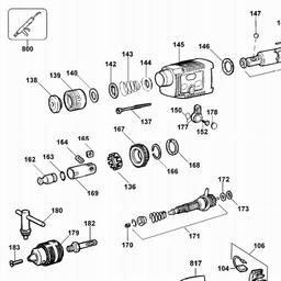 Black & Decker KD970K DRILL spare parts