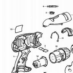 Black & Decker KC183FB CORDLESS DRILL spare parts