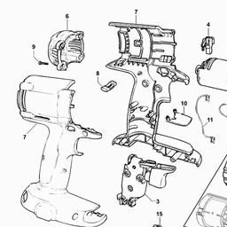 DeWalt DC980K spare parts
