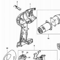 Black & Decker HP96K CORDLESS DRILL spare parts