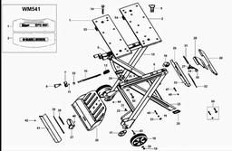 Black & Decker WM540 WORKMATE spare parts