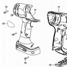 Black & Decker XTC12IK IMPACT WRENCH spare parts