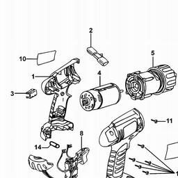 Black & Decker CD14C CORDLESS DRILL spare parts