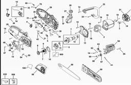 Black & Decker GK1830 CHAINSAW spare parts